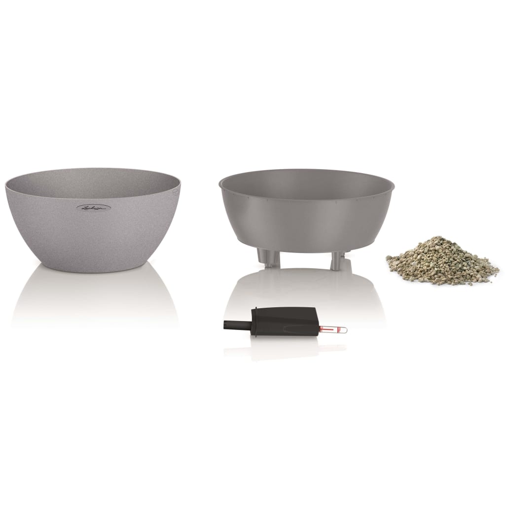 

LECHUZA Plantenbak CUBETO Color 40 ALL-IN-ONE steengrijs 13840