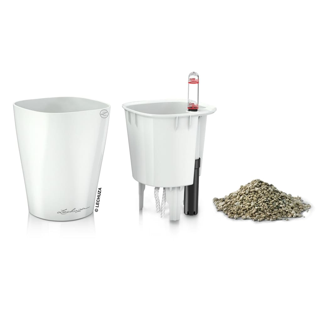 

LECHUZA Plantenbak MINI DELTINI ALL-IN-ONE wit