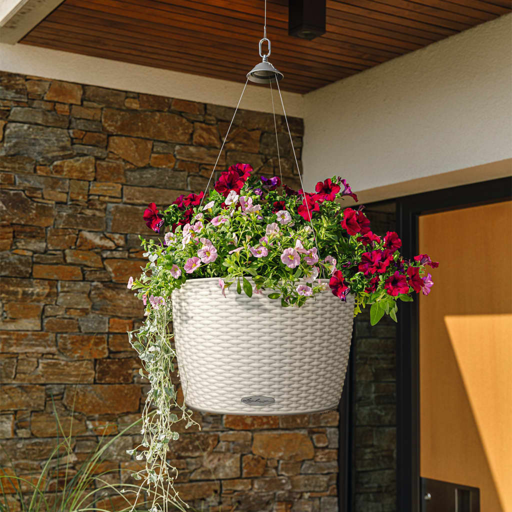 Afbeelding LECHUZA Plantenbak NIDO Cottage 35 ALL-IN-ONE hangend wit door Vidaxl.nl