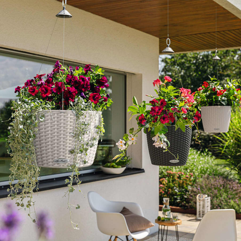 

LECHUZA Plantenbak NIDO Cottage 35 ALL-IN-ONE granietkleurig