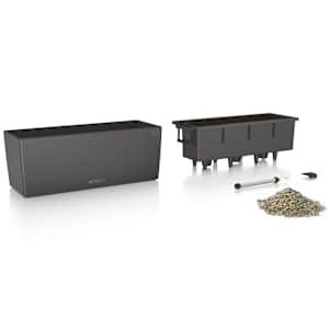 LECHUZA Ζαρντινιέρα Balconera Color 50 ALL-IN-ONE Σκούρο Γκρι 15673