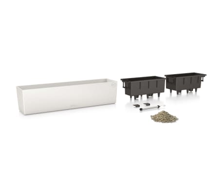 LECHUZA Ζαρντινιέρα Αυτοποτιζόμενη Balconera Color 80 ALL-IN-ONE Λευκή