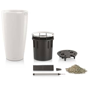 LECHUZA Γλάστρα Rondo 40 ALL-IN-ONE Γυαλιστερό Λευκό 15740