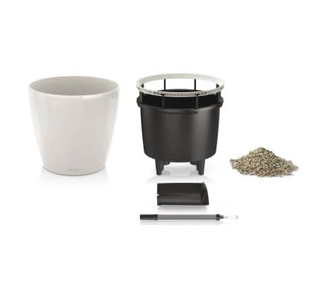 LECHUZA Plantenbak Classico LS 35 ALL-IN-ONE hoogglans wit 16060