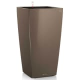 LECHUZA Plantenbak Cubico 30 ALL-IN-ONE hoogglans taupe 18214