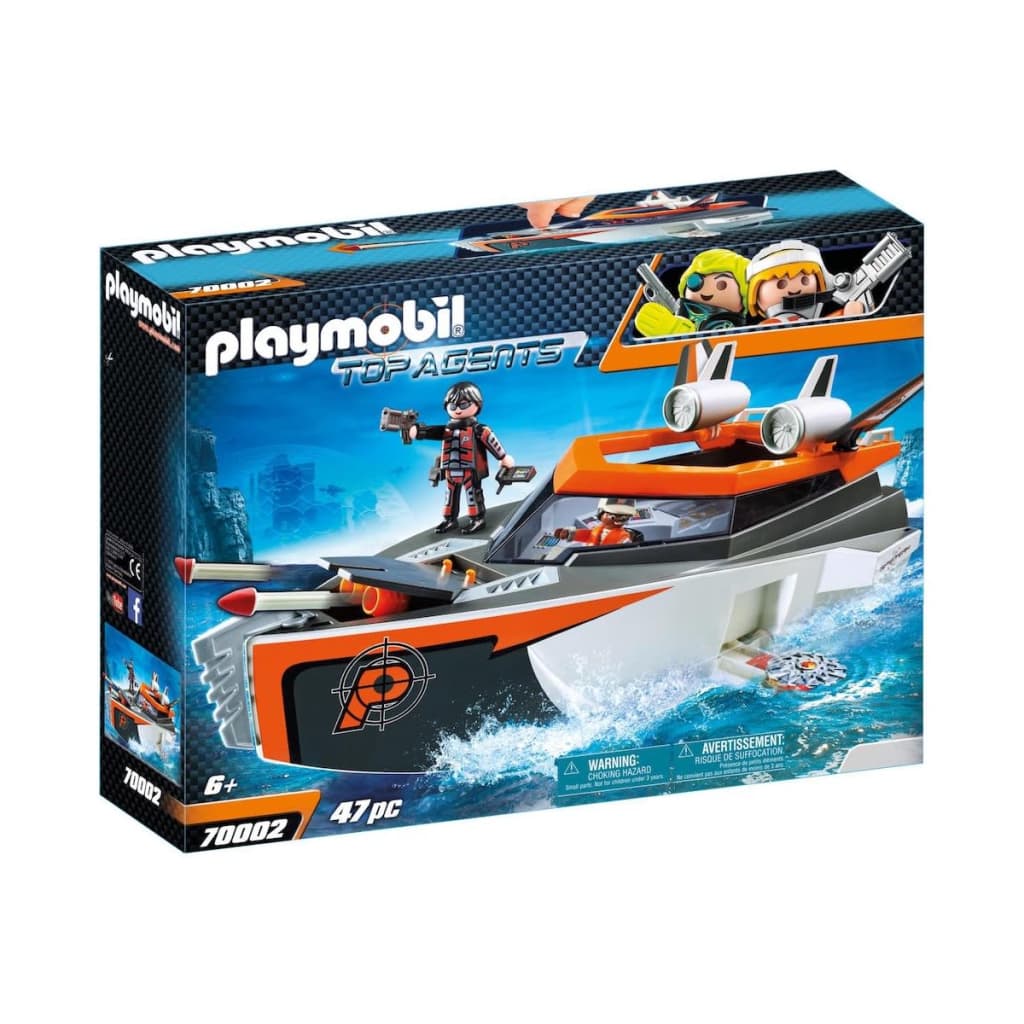 Playmobil 70002 Spy Team Turboschip (4370002)