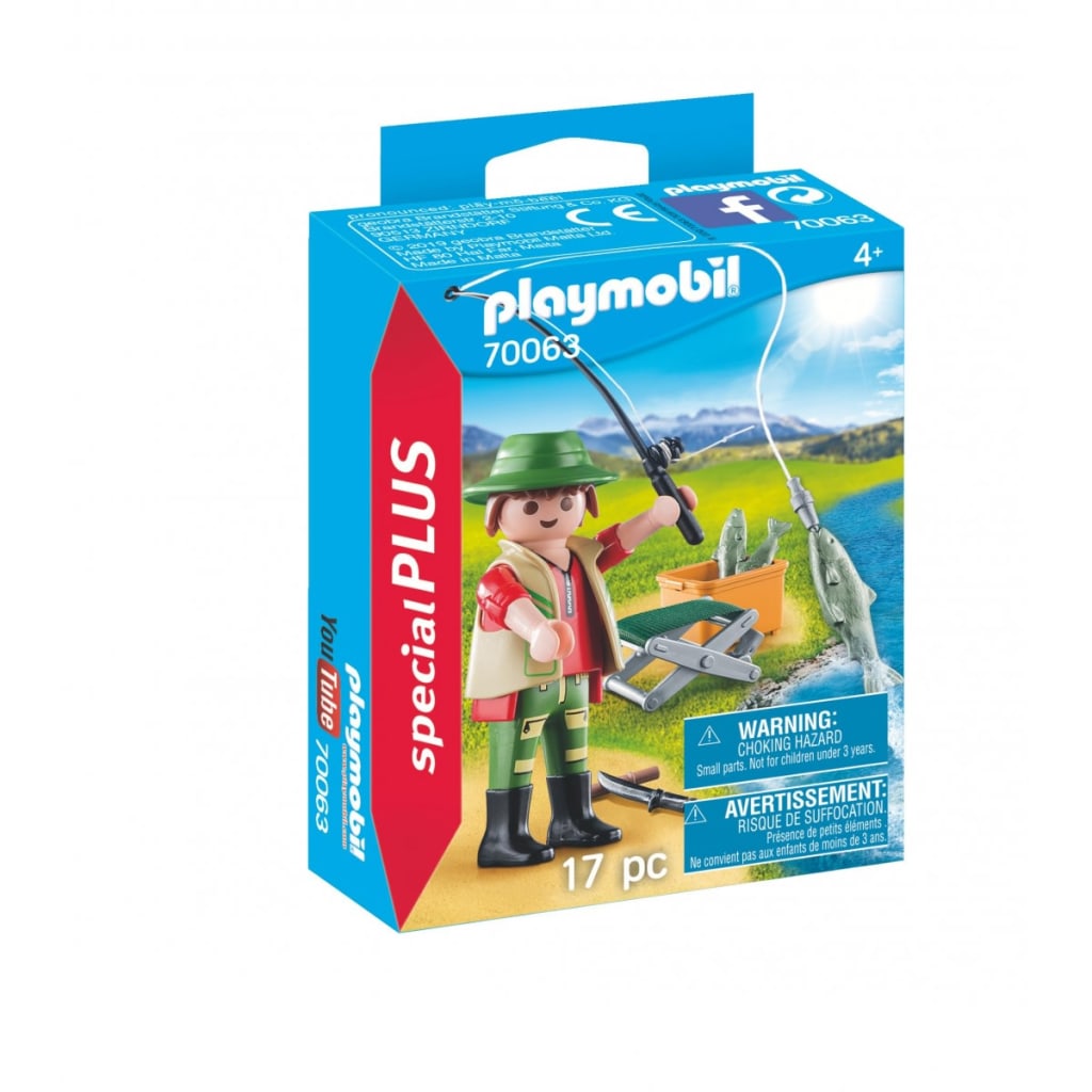 Afbeelding Playmobil Special Plus - Visser met hengel (70063) door Vidaxl.nl