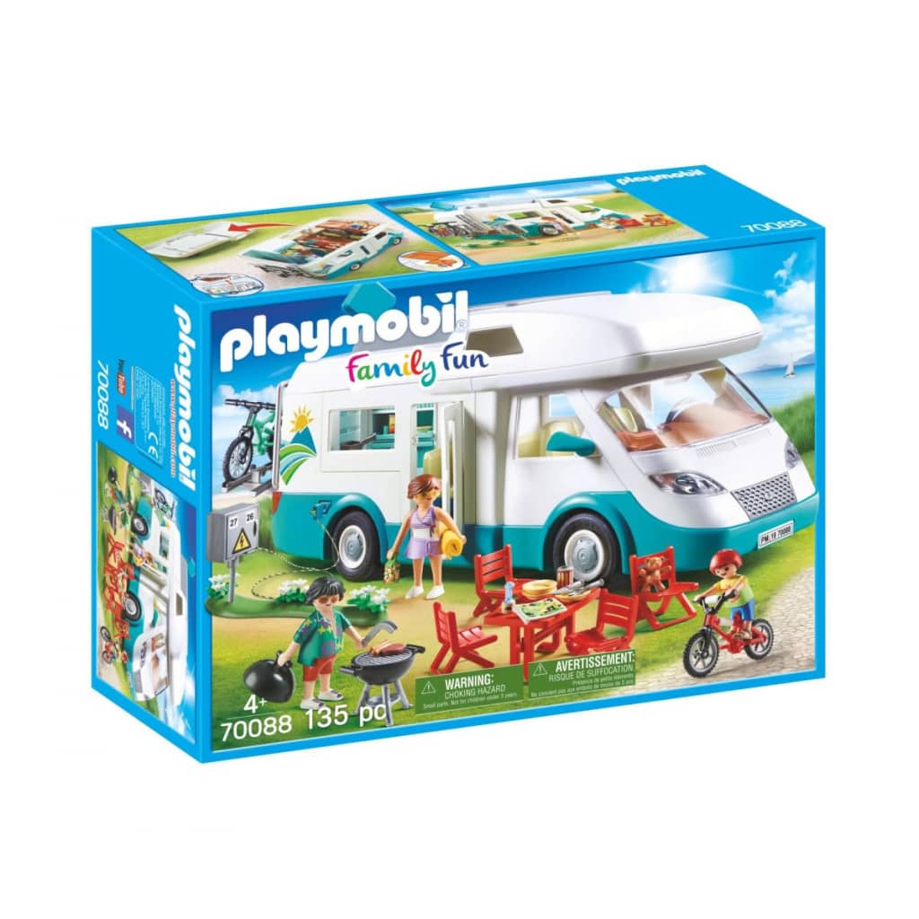 Afbeelding Playmobil 70088 Mobilhome Met Familie (4370088) door Vidaxl.nl