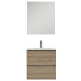 Tiger Badezimmermöbel Loft 60 cm Eiche Weiß 1644313200