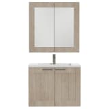 Tiger Badezimmermöbel Frames 80 cm Eiche Weiß 1646323750