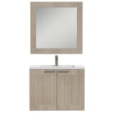Tiger Badezimmermöbel Frames 80 cm Eiche Weiß 1646323740
