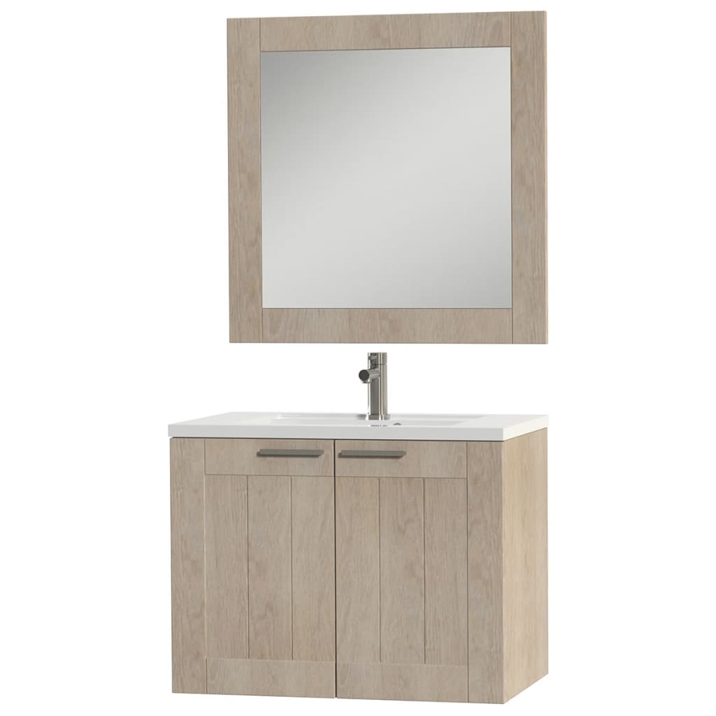

Tiger Badkamer meubelset Frames 80 cm eikenhout wit 1646323740