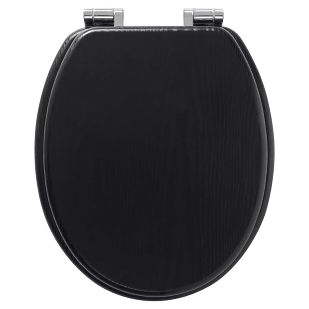 Tiger Soft-close toiletbril Blackwash MDF zwart 252030746 afbeelding