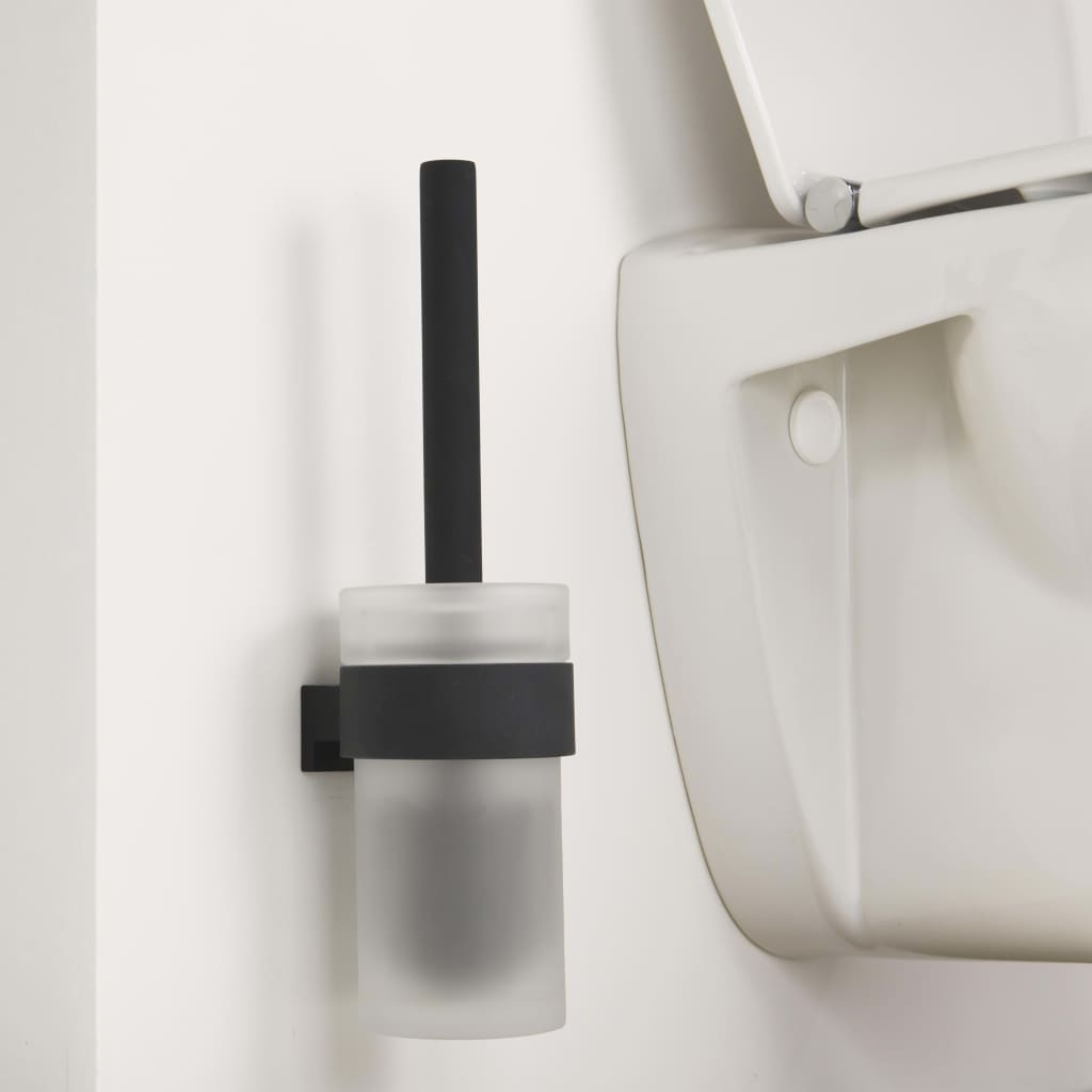 Tiger Toiletborstel en houder Bold matzwart afbeelding