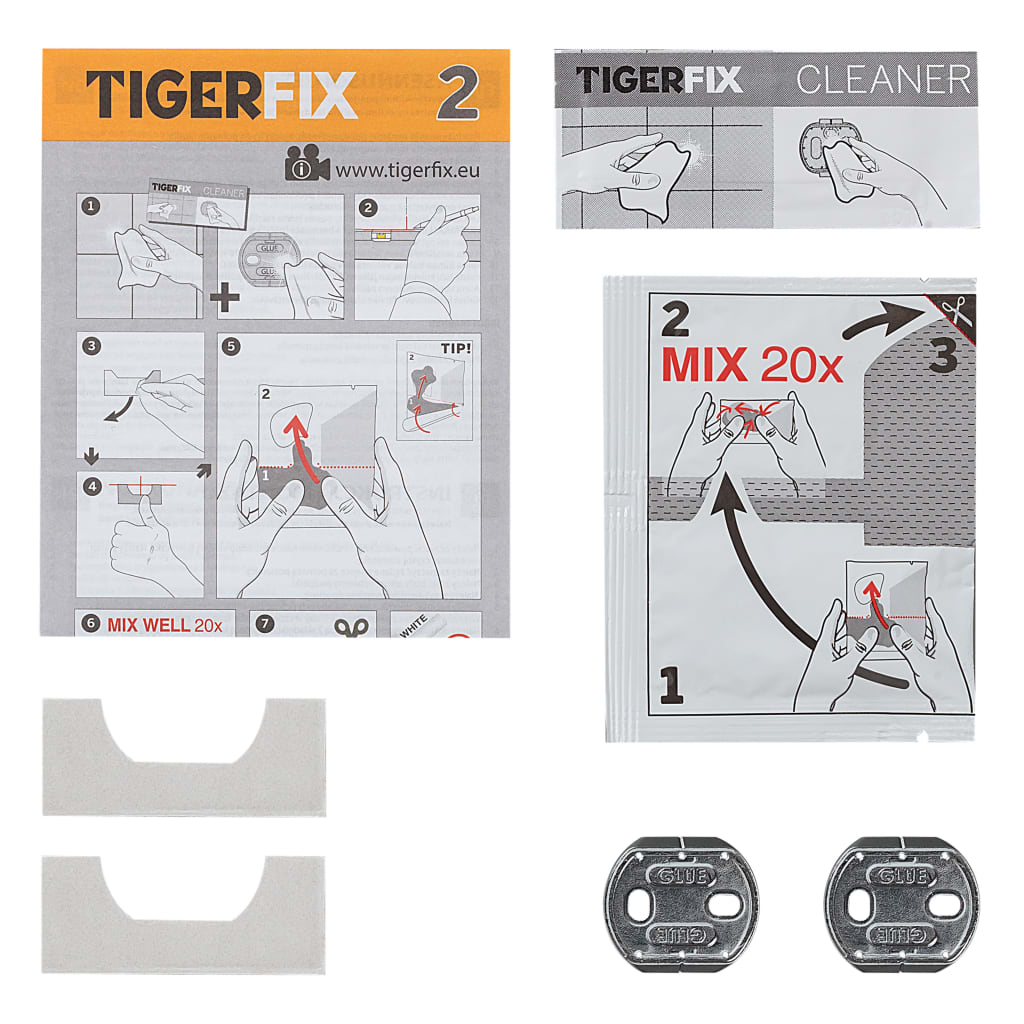 

Tiger Bevestigingsmateriaal Fix Type 2 metaal 398830046