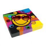 Amscan servetten smiley 20 stuks 33 cm