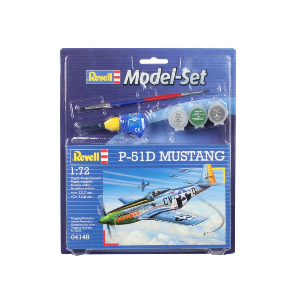 Revell Vliegtuig Model Set P-51D Mustang 1:72