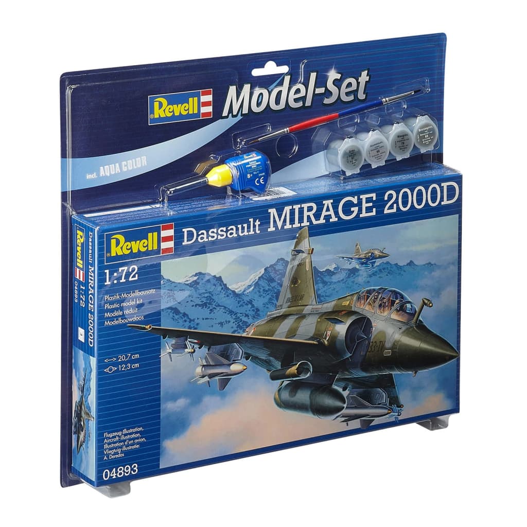 Revell 1:72 Model Set Mirage Dassault 2000D