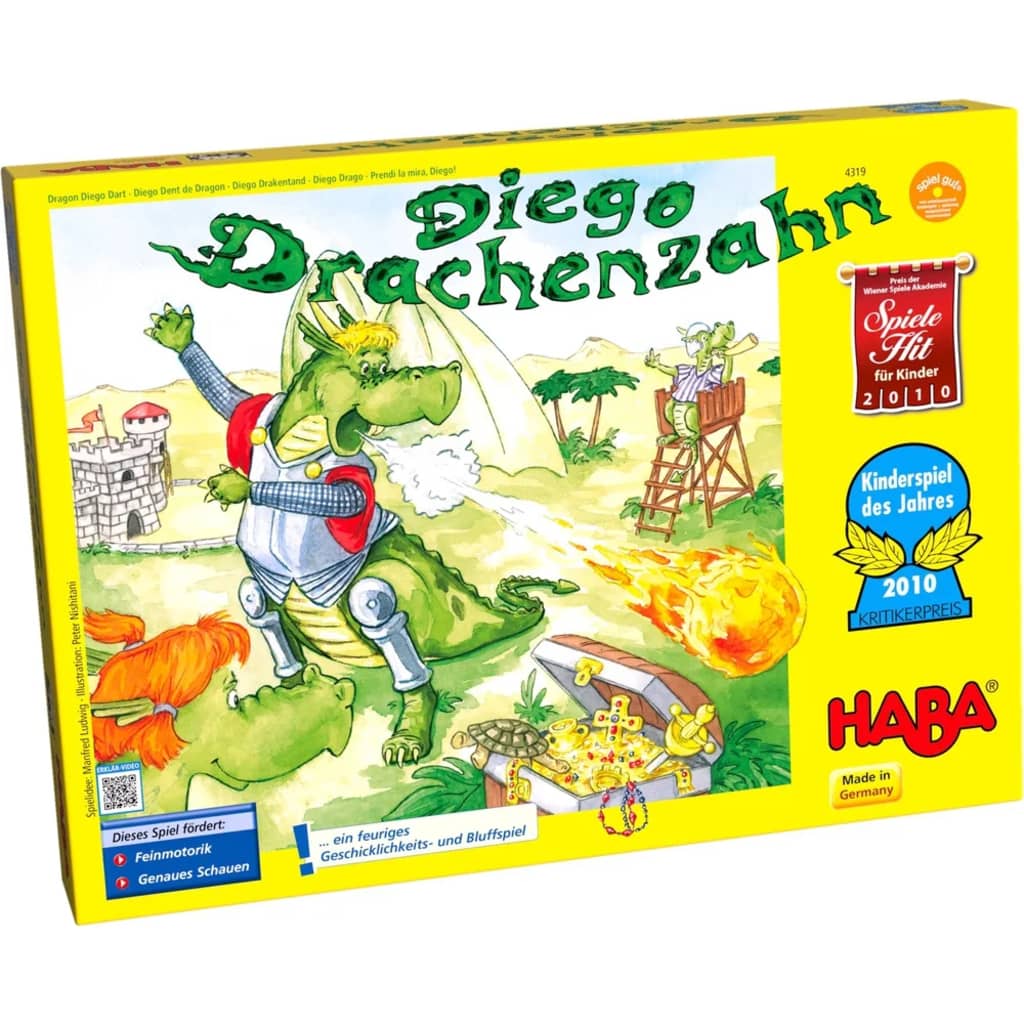 HABA Spel - Diego Drakentand (Duitse verpakking met Nederlandse