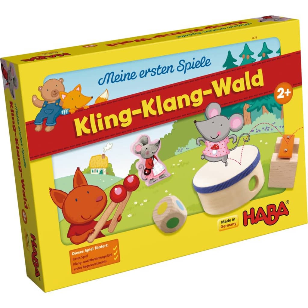 HABA Spel - Mijn eerste spellen - Kling-Klang-bos (Duitse verpakking