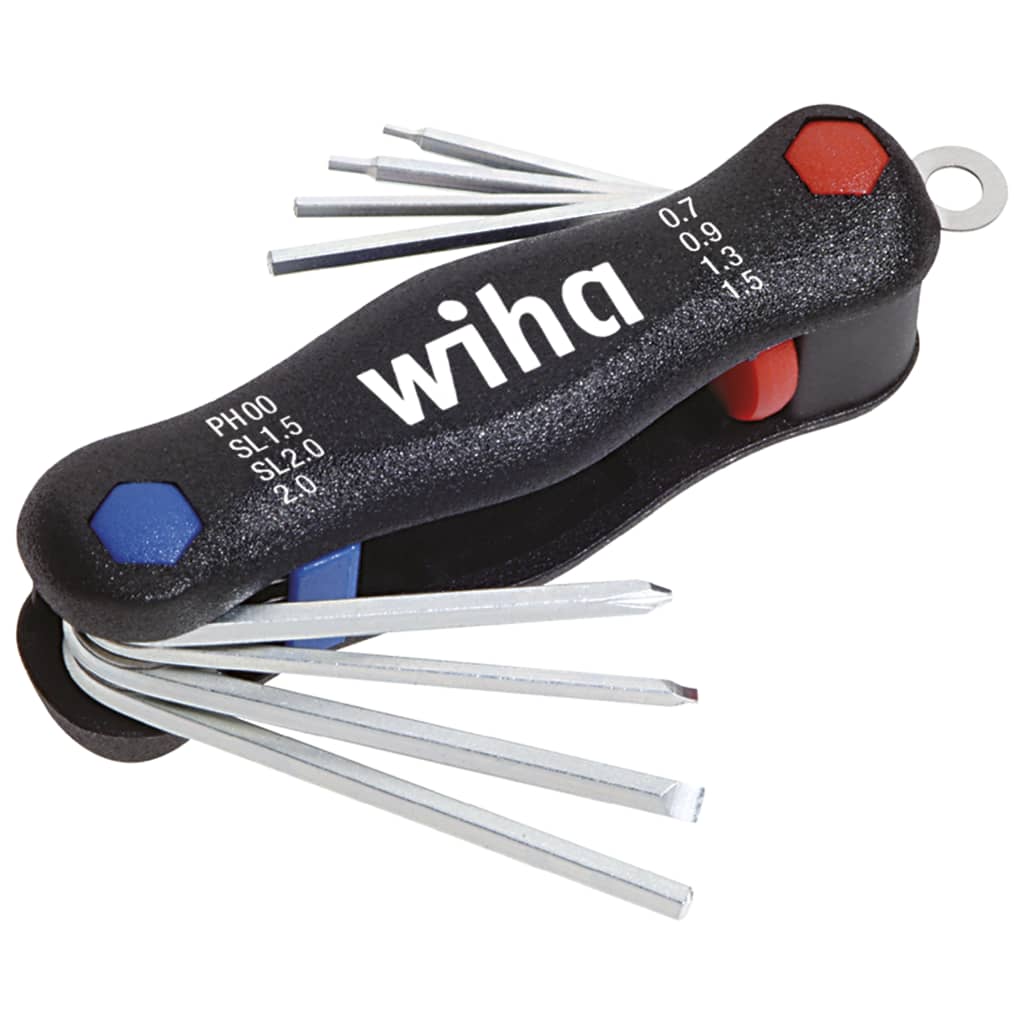 

Wiha 8-delige Multitoolset Pocketstar gesleufd mini