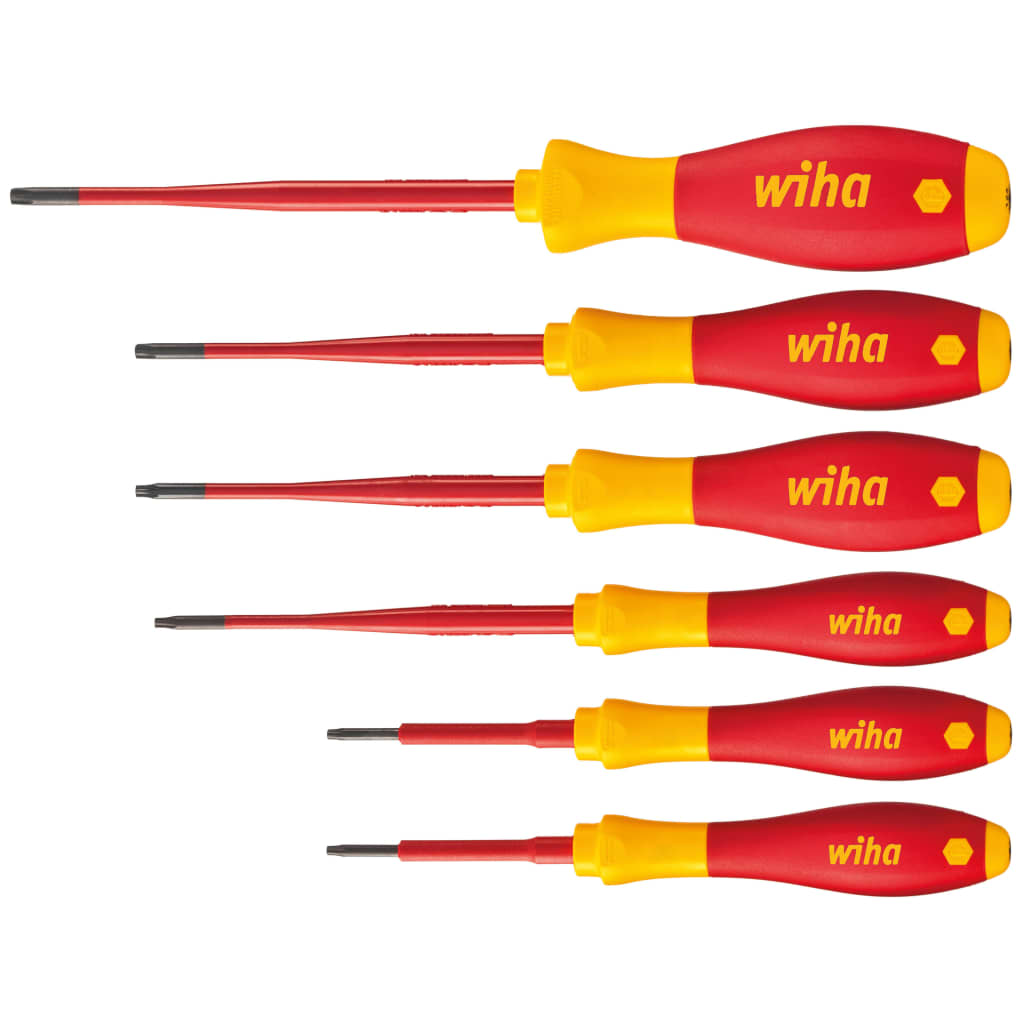 

Wiha 6-delige Schroevendraaierset SoftFinish elektra torx slimFix