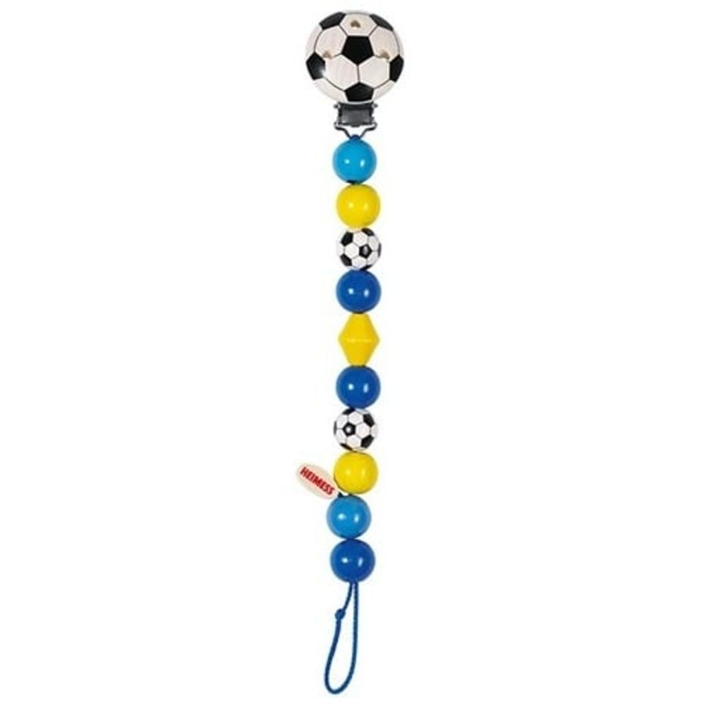 Heimess Fopspeenketting Voetbal Blauw 21cm