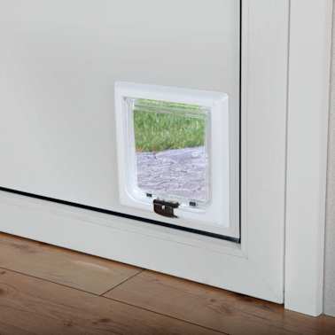 TRIXIE Porta para gatos com 4 sentidos XL 24x24 cm branco 3867[2/3]