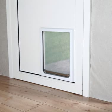 TRIXIE Portinhola p/ cães 2 sentidos M-XL 39x45 cm branco[3/4]