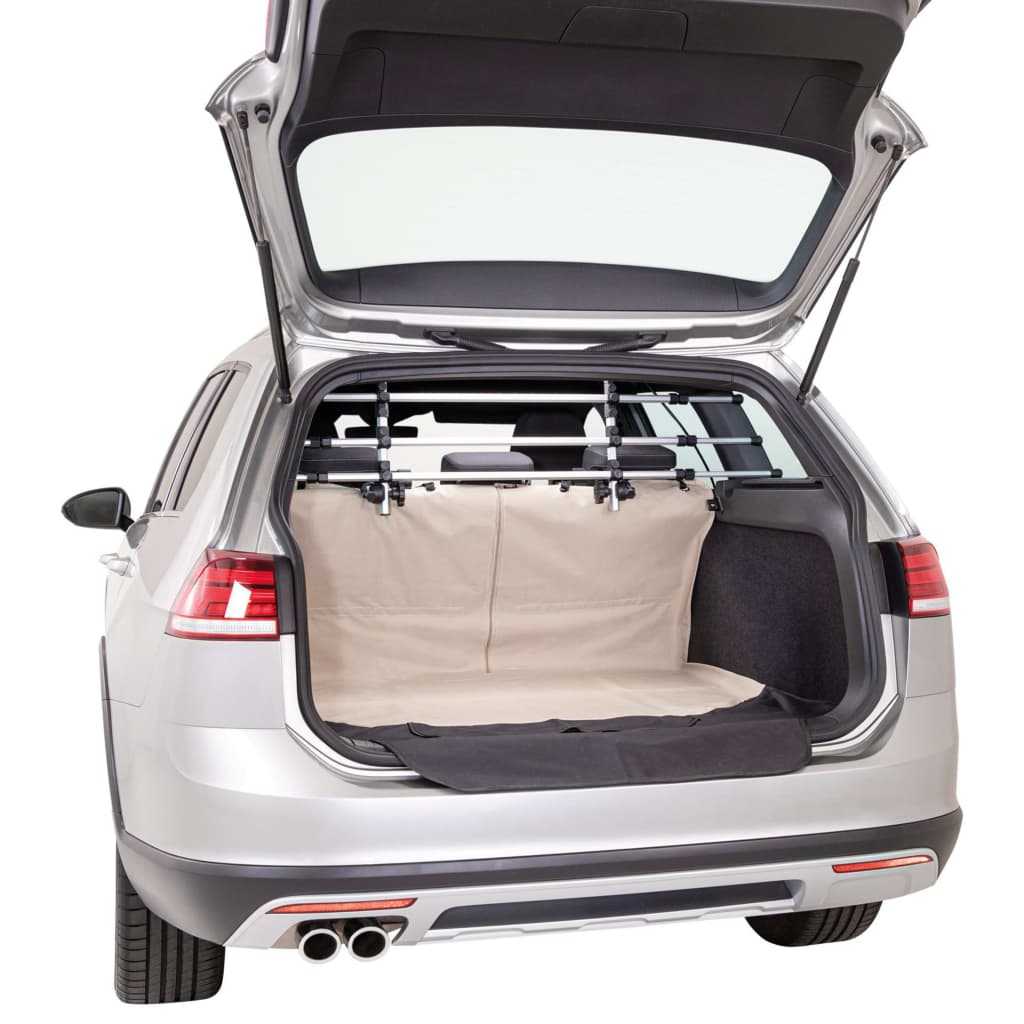 TRIXIE Kofferbakhoes met bumperbescherming beige en zwart afbeelding