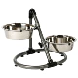 TRIXIE Hundenapf-Set mit Ständer 2 x 2,8 L 25005