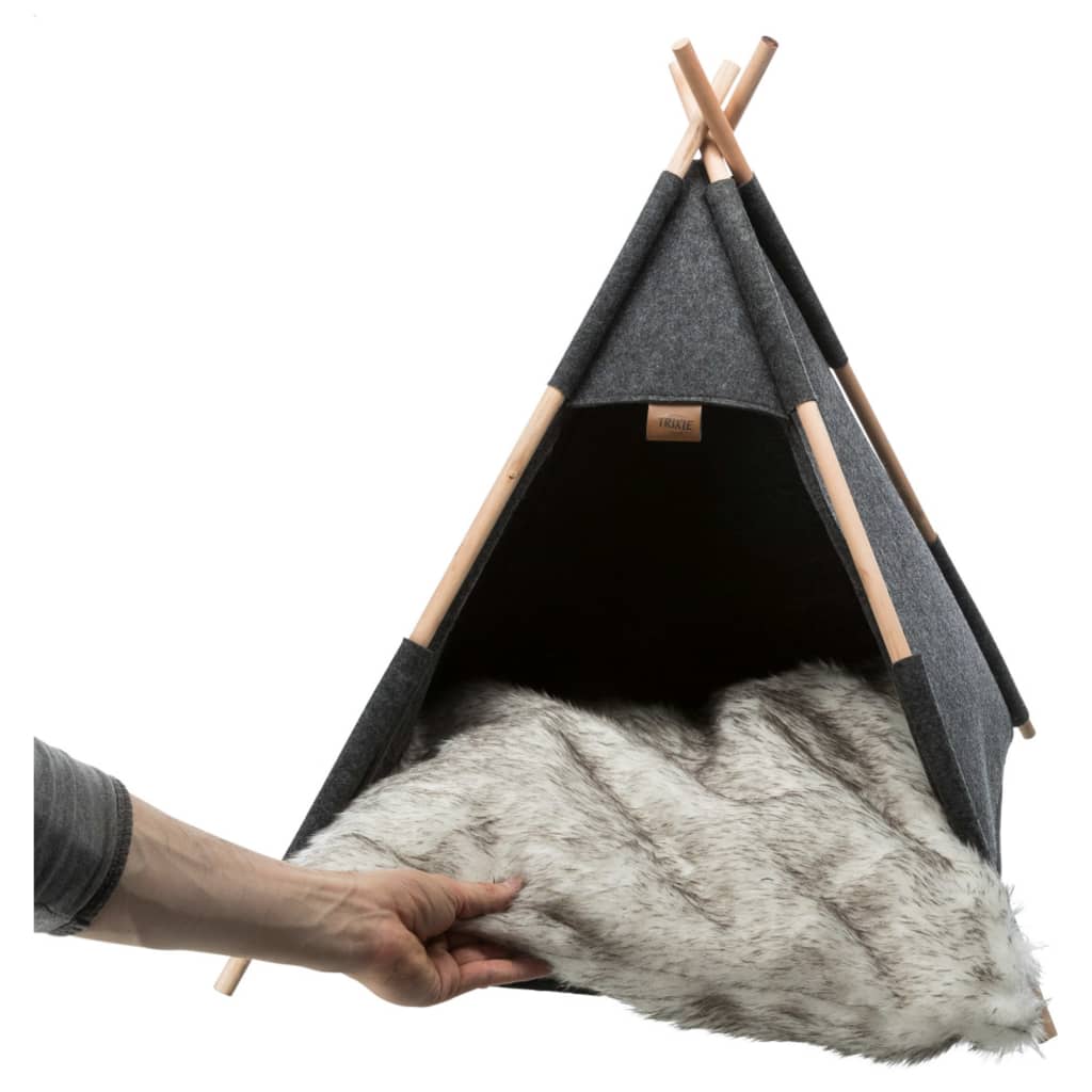 

TRIXIE Huisdierengrot Tipi 55x65x55 cm vilt