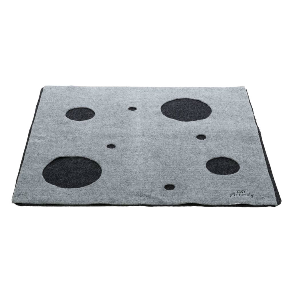 TRIXIE Tapis de jeu pour chat Adventure Carpet Gris