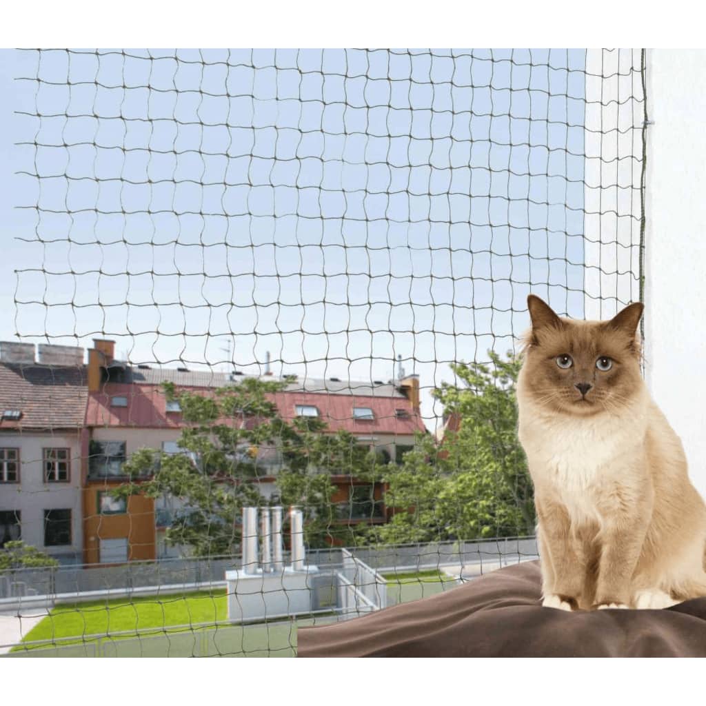 Trixie Net voor Balkon Reinforced - Olijfgroen - 3 x 2 m