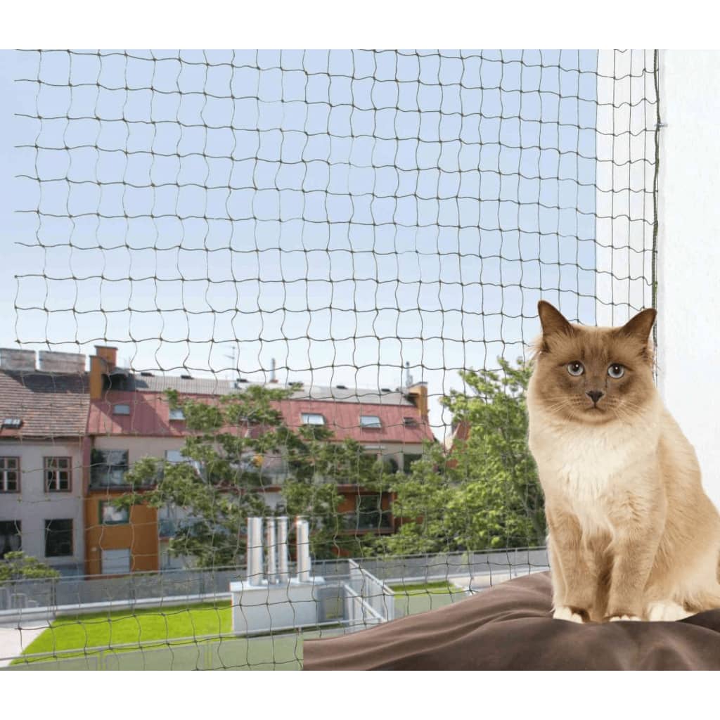 Trixie Net voor Balkon Reinforced - Olijfgroen - 6 x 3 m