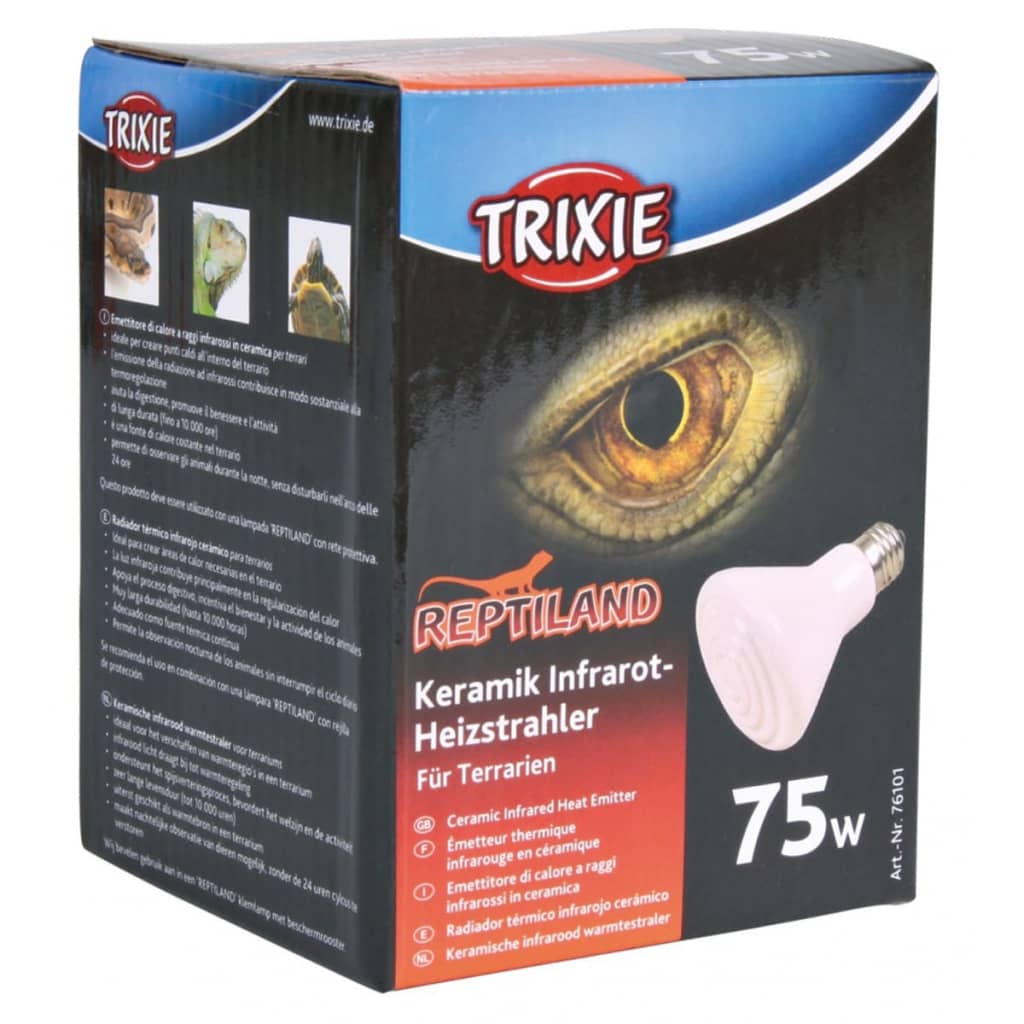 VidaXL - TRIXIE Keramische infrarood terrariumverwarming 75x100 mm 75 W 76101