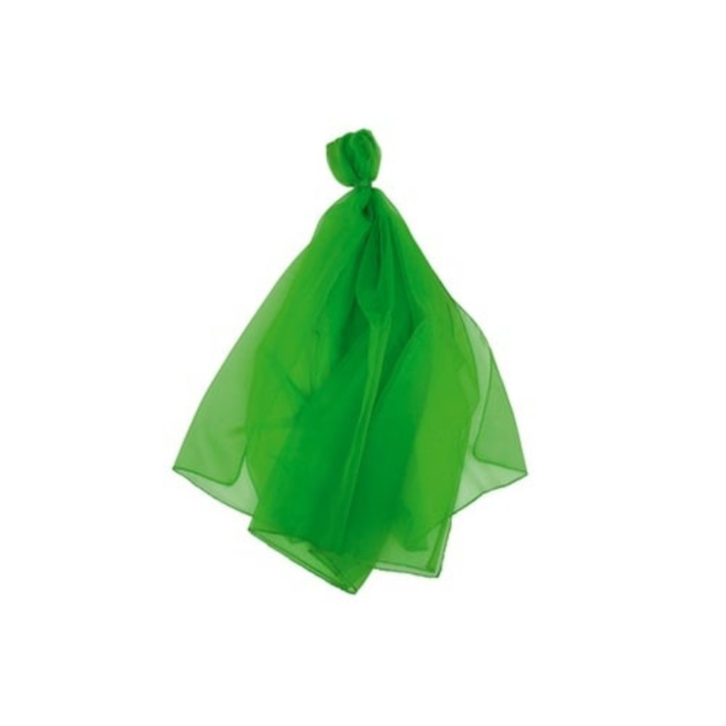 Goki Jongleersjaal 140 x 140 cm nylon groen