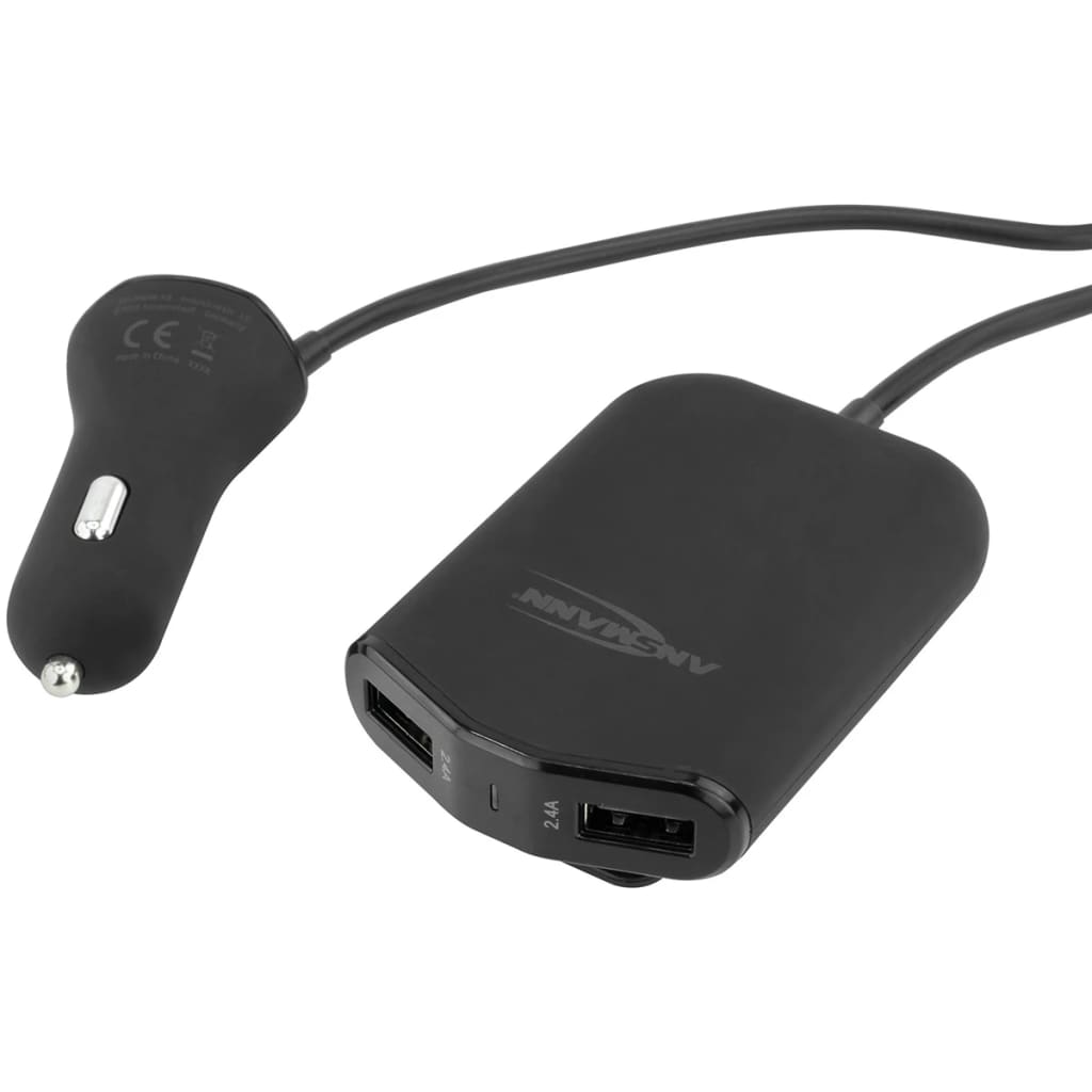 VidaXL - Ansmann Auto USB-lader met 4 poorten 496 9,6 A 1000-0017