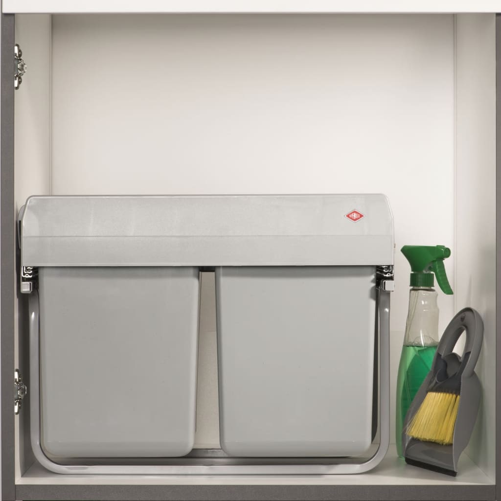 eyckhaus Collecteur de déchets sélectif à roulettes rectangulaire