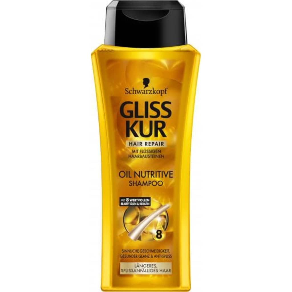 Schwarzkopf Gliss Kur Oil Nutritive Shampoo - 250 ml
