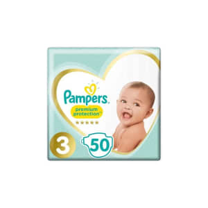 PAMPERS Premium Protection Taille 3 Midi - 6 a 10kg - 50 couches - For