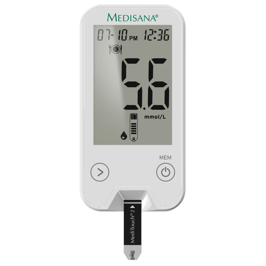 

Medisana Bloedglucosemeter MediTouch 2 mmol/L wit