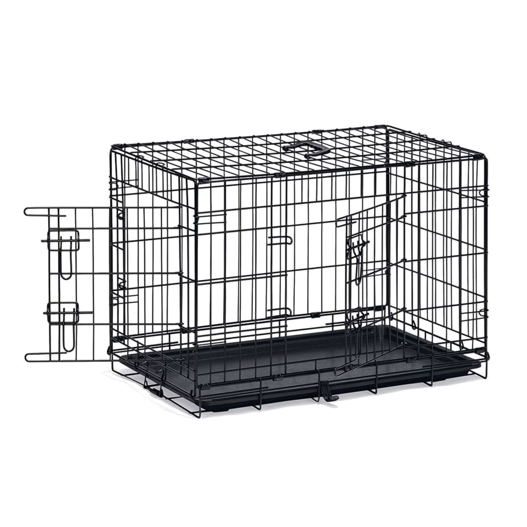 Karlie Cage avec 2 portes pour chien 77x47x54 cm Noir