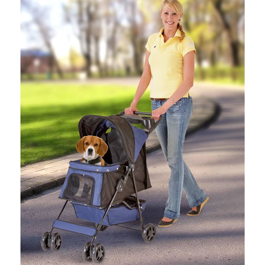 

FLAMINGO Hondenbuggy donkerblauw