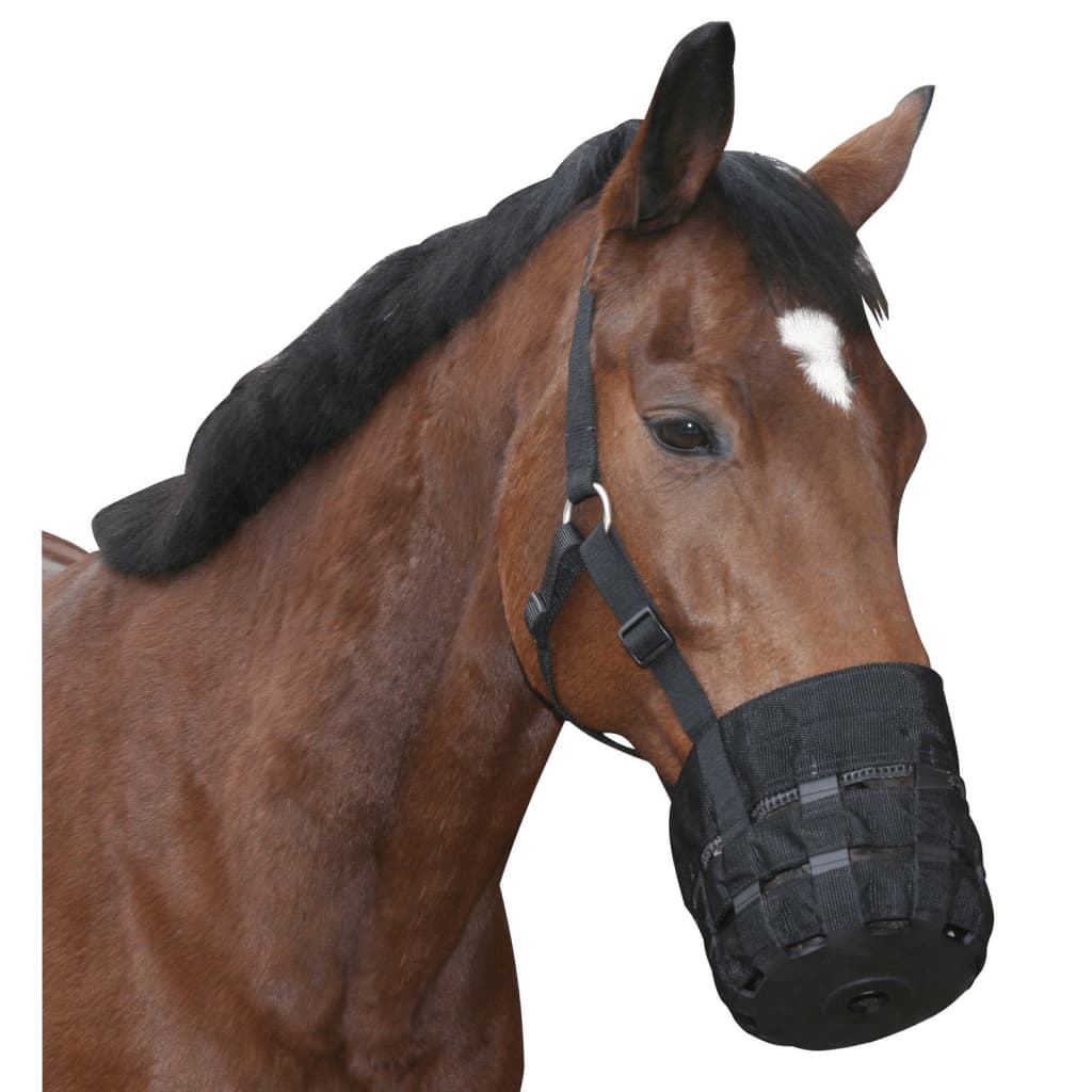 Covalliero Paardenmuilkorf Pony zwart afbeelding