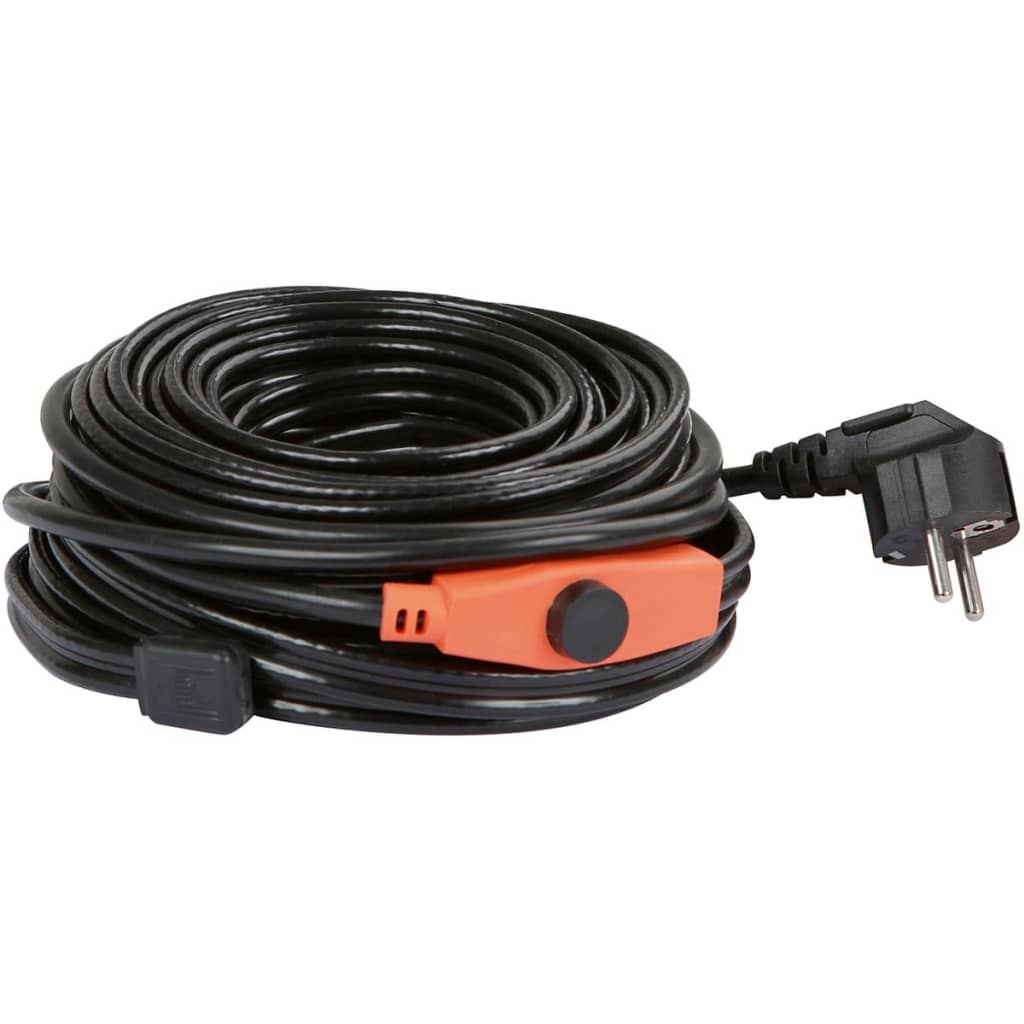 Kerbl Cable térmico con protección contra heladas 24 m 384 W 223591 Negro