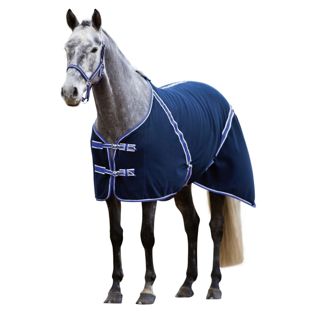 Kerbl Pătură de protecție pentru cai RugBe Classic albastru 135 cm