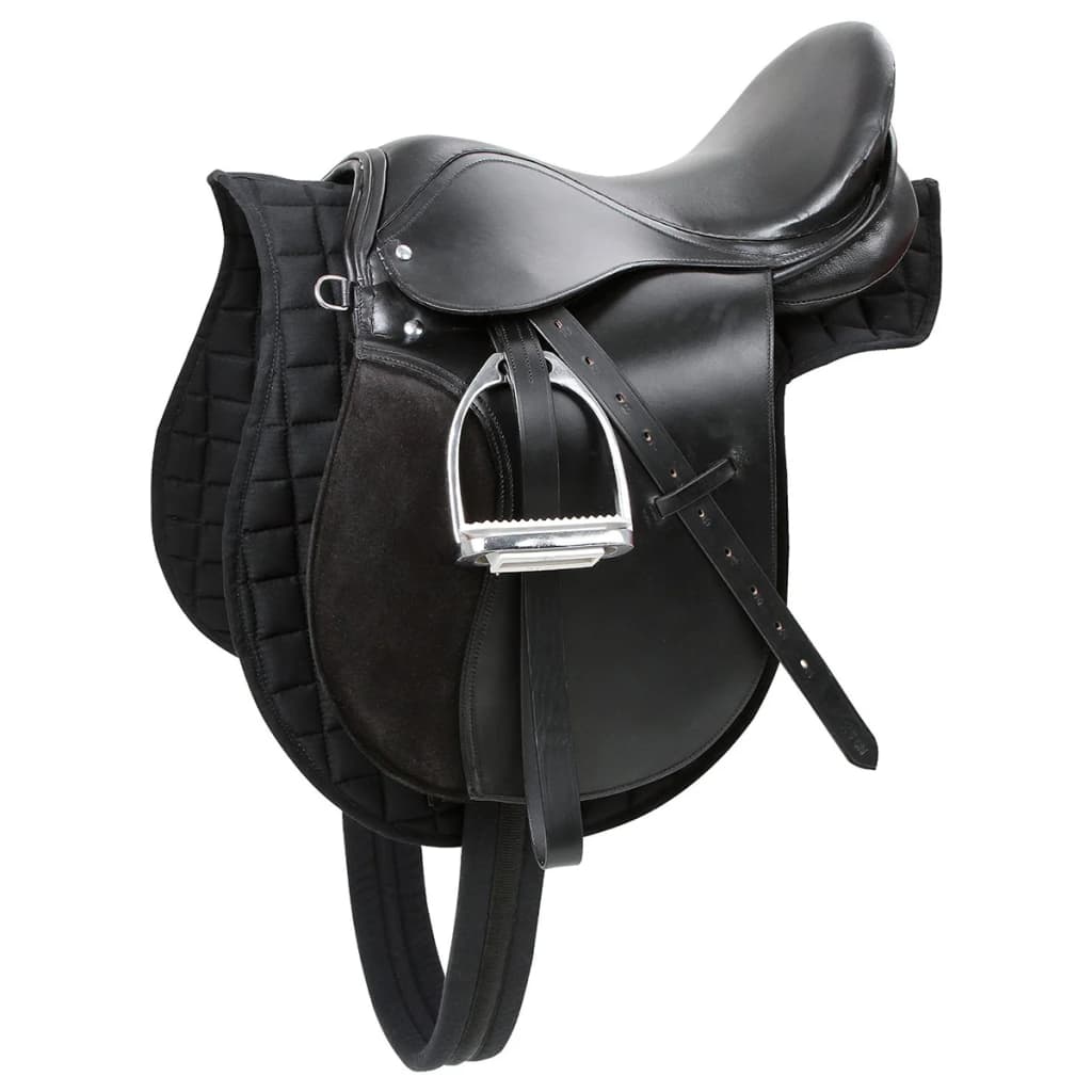 Kerbl Haflinger-Sattel Leder Schwarz 32285