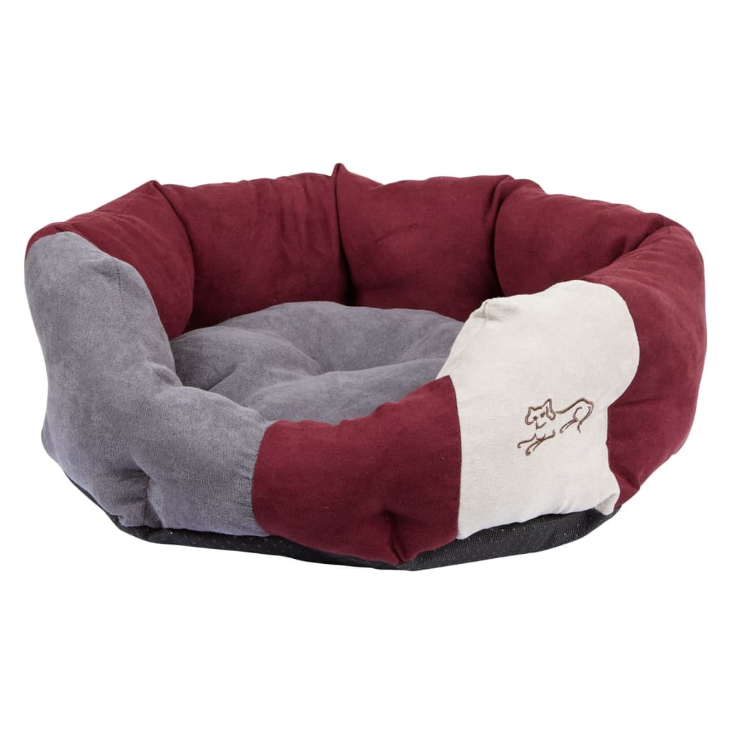 Bed Amelie L64xB57cm bordeauxrood-antraciet