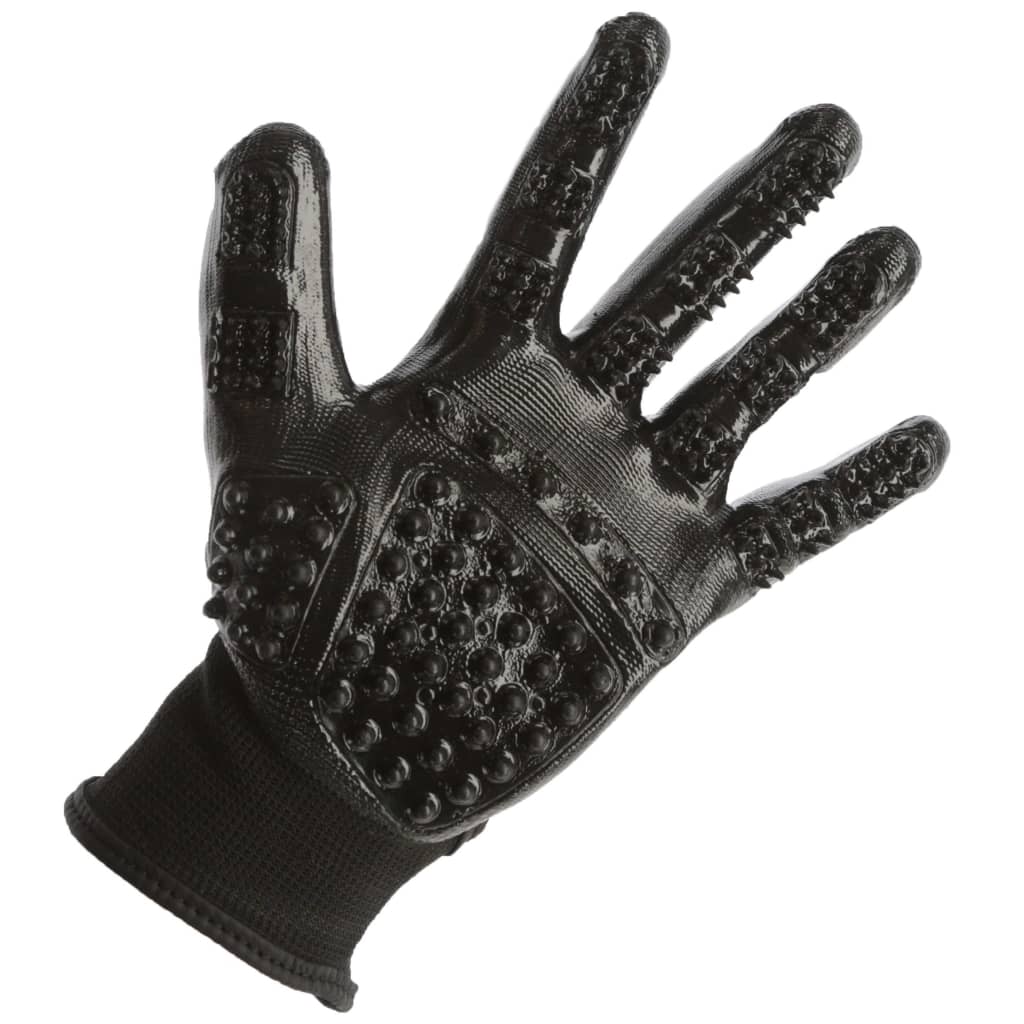 

Kerbl Ros- en massagehandschoenen S zwart